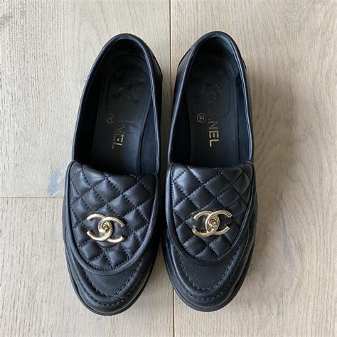 chanel lofer|authentic chanel loafers.